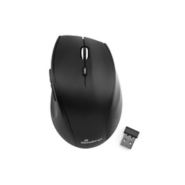 MediaRange optische 5-Tasten Funk-Maus, Highline Serie, schwarz