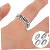 SAFIGLE 4pcs Rotating Fidget Rings for Stress Relief Unisex Wedding