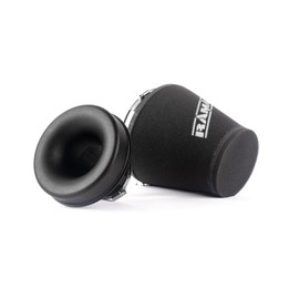 Ramair Performance Universal Air Intake Cone Velocity Stack Included - 90mm ID