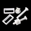 fatteryu 1 Pair Toilet Seat Hinge Bolts Screw Fixing Fitting