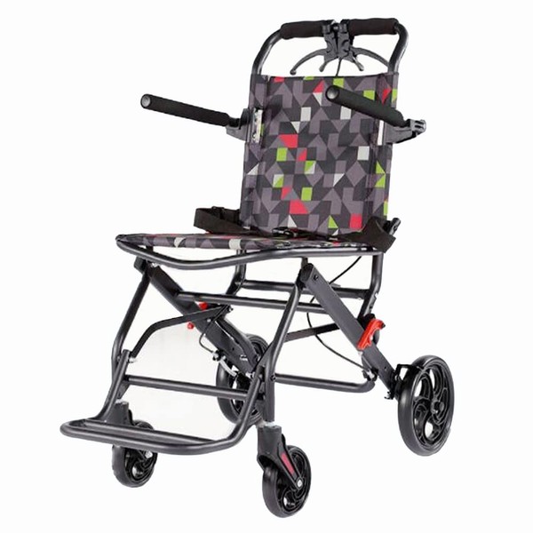 Transport Wheelchair Lightweight Foldable(only 15.5lb).Wheelchair for The Seniors and Kids，Easy to Travel.