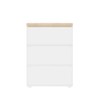 Martha Stewart Brody Plastic Storage Organizer Bins with Paulownia Wood