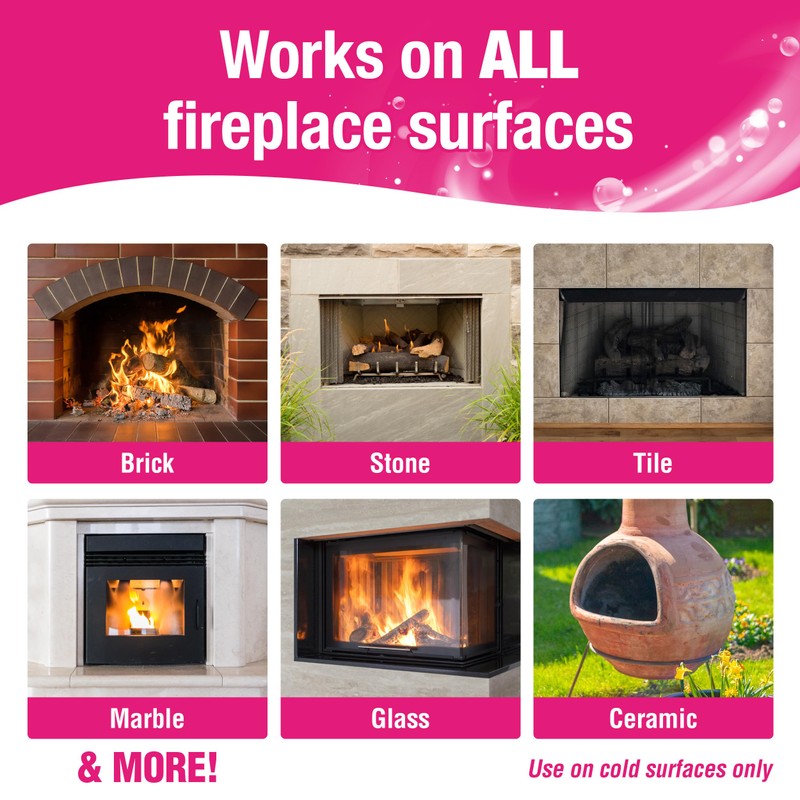 Quick 'n Brite Fireplace Brick and Stone Cleaner 64oz -