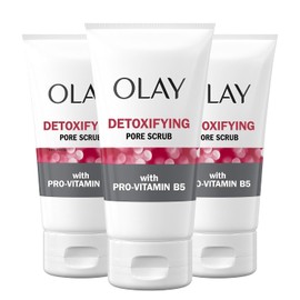 Olay Limpiador Facial Exfoliante Regenerist Desintoxicante de Poros, 150 ml, pack de 3