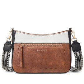 BOSTANTEN Crossbody Purses for Women Hobo Bags Shoulder Handbags With Detachable Guitar Strap