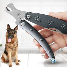KXCDTECH Heavy Duty Dog Nail Clipper for Large Dog Thick Nail, 3in1 Professional Dog Nail Trimmer Sharp Blade
