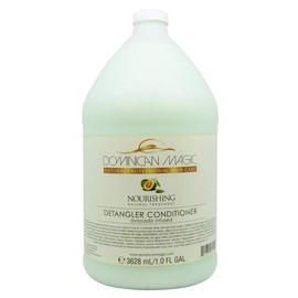 Dominican Magic Detangler Avocado Conditioner - Hair Conditioner for Women, All Natural Hydrating Conditioner, Coconut Infused Suitable for All Hair Types, 1 Gal