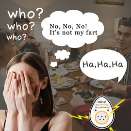 Smatagee Funny Egg's Poo-Poo-Fart Hidden Annoying Farting Prank Joke Gag Sound,Mini Hidden Prank Noise Maker for Adults,April Fool's Day Practical Joke,Gag Gifts