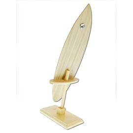 Seestern Sportswear FBA_1852 Decorative Wooden Surfboard 30 cm Long Airbrush Design Surfing Surfing Surfing Surf