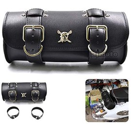 Anzene Fashion Leather Bag Motorcycle Luggage