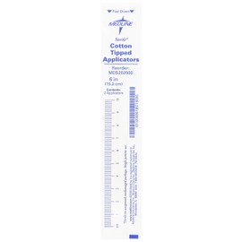 Medline MDS202000 Sterile Cotton-Tipped Applicators White Pack of 200
