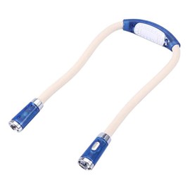 REY Adjustable Flexible LED Light for Reading, Working... Hands Free Hanging on Neck Blue