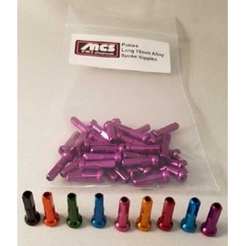 MCS POKIES SPOKE NIPPLES 14G 16MM LONG BAG OF 36 PURPLE