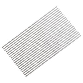 uxcell 20 Pcs 1.4mm 1.5mm Mini Micro Twist Drill Bits, High-Speed Steel Straight Shank Extra Long Drill Bit 100mm for Aluminum Alloy