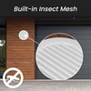 4'' Inch / 100 mm Plastic Vent Cover Black -