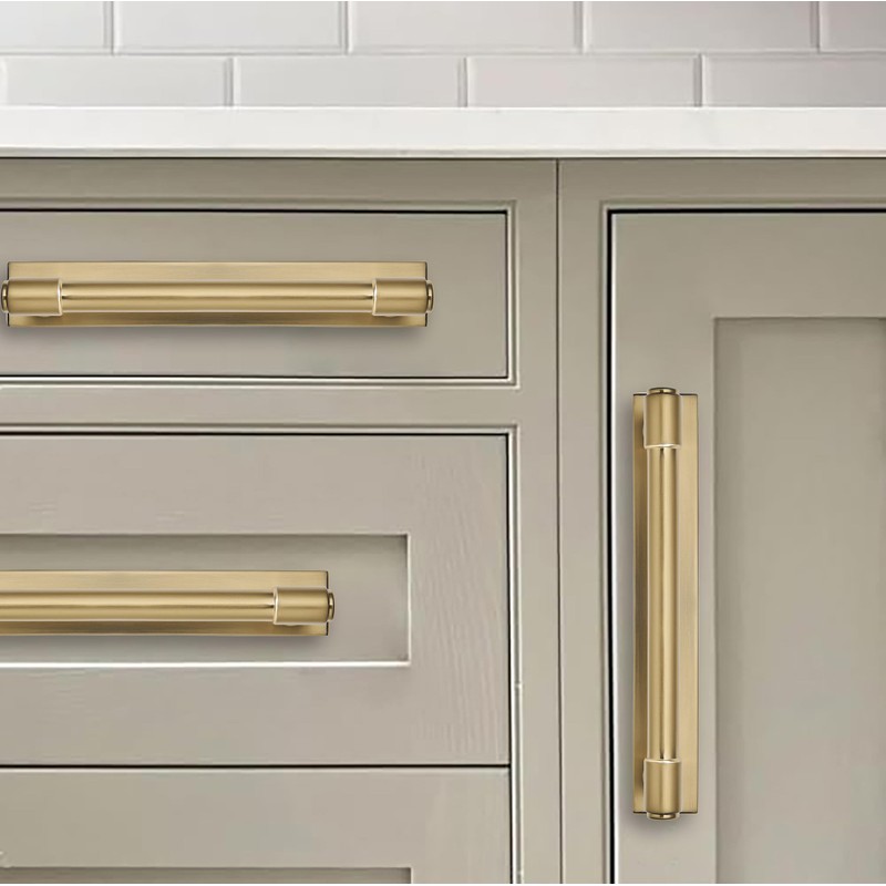 khtumeware 5 Pack 6 Inch（152 mm Center to Center Brushed