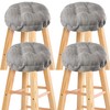HFCNMY Bar Stool Cushions Round,4 Pack Stool Covers Round Bar