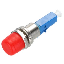 sourcing map Fiber Optical Adapter LC Male-ST Female, Single Mode Simplex Adapter, LC-ST UPC, for Network Internet Connector, 1pcs