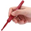 Ergonomic Crochet Hook, Sweater Sewing Thread Red Handle Craft Accessories