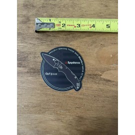 Spyderco Spyder Co Spyder Proudly Serving Sticker/Decal Approx 3”  New!!!
