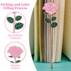 simarro Metal Rose Bookmark, Flower Book Page Holder for Reading