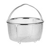 Mesh Steaming Basket Stainless Steel Comfortable Handles Heat Resistant Steaming
