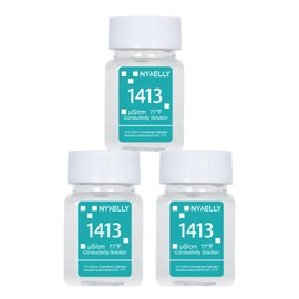 Nynelly Leitwert EC Calibration Solution 1413 µS/cm 3 x 50 ml Buffer Solution Calibration Liquid