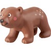 HABA Little Friends Brown Bear Cub - Chunky Plastic Forest