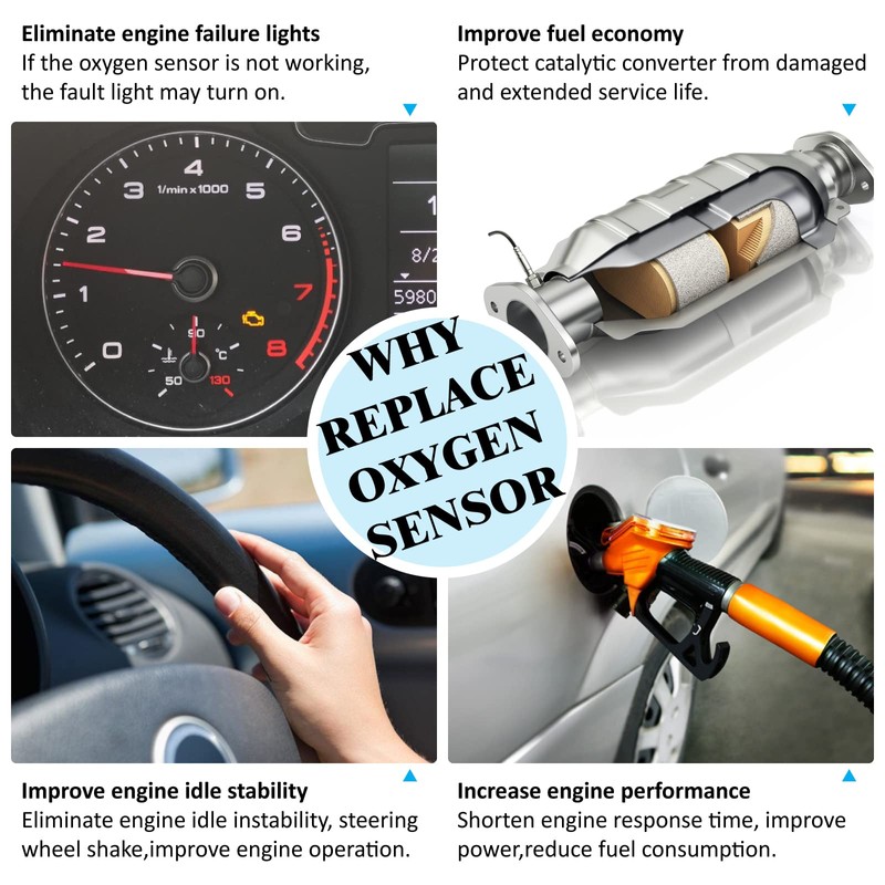 DOSKJOK 234-4521 Oxygen Sensor Downstream Compatible with GS350 2007-2013 GS430