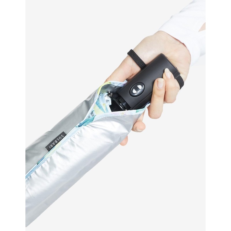 Solbari Compact Sun Protective Umbrella UPF50+ SUMMERLEMON 46"