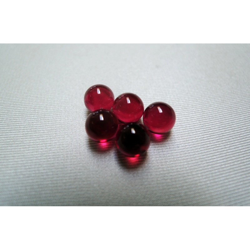 Unbranded Ruby Ball 1mm, Sphere, Corundum, Bearing, Lens, Synthetic