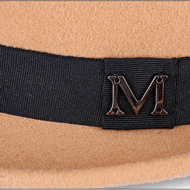 FREEBIRD99 100% Wool Felt Panama Fedora Hat Short Brim Trilby Flat Hat for Men Women (CA/US, Numeric, 7, 7 1/4, Khaki)