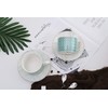 Jusalpha Porcelain Tea Set-Service of 4- Modern Elegant Mint Green