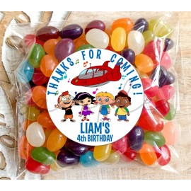 Unbranded LITTLE EINSTEINS Personalize STICKERS Lollipop goody bag birthday party favor