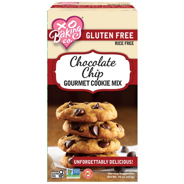 XO Baking Co. Gluten Free Chocolate Chip Gourmet Cookie Mix;