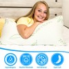 Elif Home Goods King Size Rayon Derived from Bamboo Pillow,
