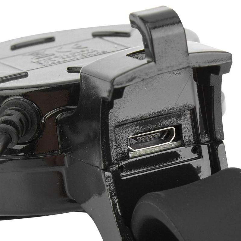 GUB Q-200 Black USB Charging Bicycle Electric Bell Bike 100-120dB
