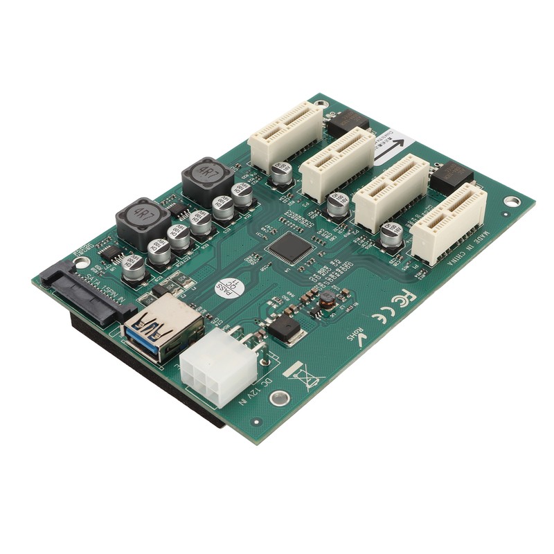 PCI E X1 to 4xPCI E X1 Adapter Card Plug