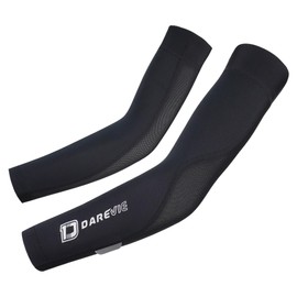 Darevie Arm Cover, Summer Arm Cover, Men's, Solid, Cool Feel, UPF 50+, UV Protection, Sunscreen, Sweat Absorbent, Quick Drying, Anti-Slip, Thin, Breathable Mesh, Volleyball, Moped, Commuting, Cycling,