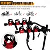 ASENDIWAY 6Pcs/Set Bike Rack Hitch Mount Bicycle Car Bike Rack