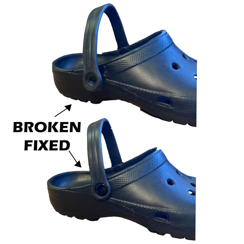 4 x Pairs Shoe Rivets Repair Replace Strap Heel Foot