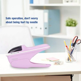 2Pcs Stapleless Stapler, No Staple Stapler Paper Clinch Compact Staple Free Stapler Binding Hand Tool, Up to 8 Sheets Binding