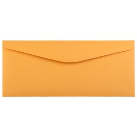 JAM PAPER #11 Envelopes - 4 1/2 x 10 3/8 - Brown Kraft Manila - 25/Pack