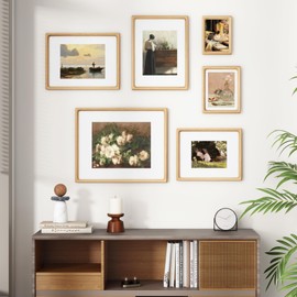 Heimlove 13x19 Picture Frames Natural Oak,Original Wood Hand Make Crafted Certificate Frame with Mat to 11x17 Graduation Picture Display,Family Picture,Wedding Picture,Diploma,Photo Wall Mounted