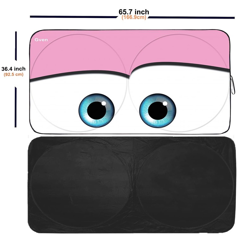 Gven Windshield Sun Shade 2025 Windshield Cover Sun Shade Automotive