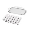 APS Set of 2 Ice Cube Trays with Transparent Lid