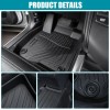 unbranded Floor Mats 3 Rows Liner For 2015-2019 Ford Explorer