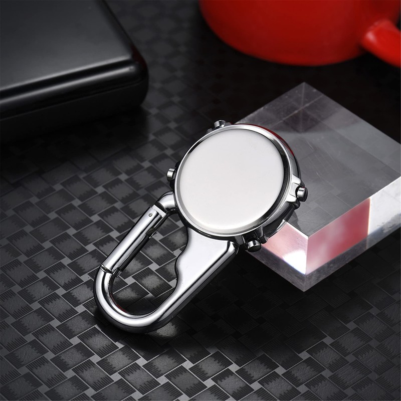 Lancardo Carabiner Watch, Analog Clip, Nurse Watch, Luminous Carabiner, Watch,