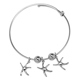 Cape Cod Jewelry-CCJ 3 Starfish Bangle Bracelet Expandable