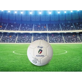 Mikado Sport Football Model Italy White HF PVC Adult Youth Kids (Size 5 - Large)